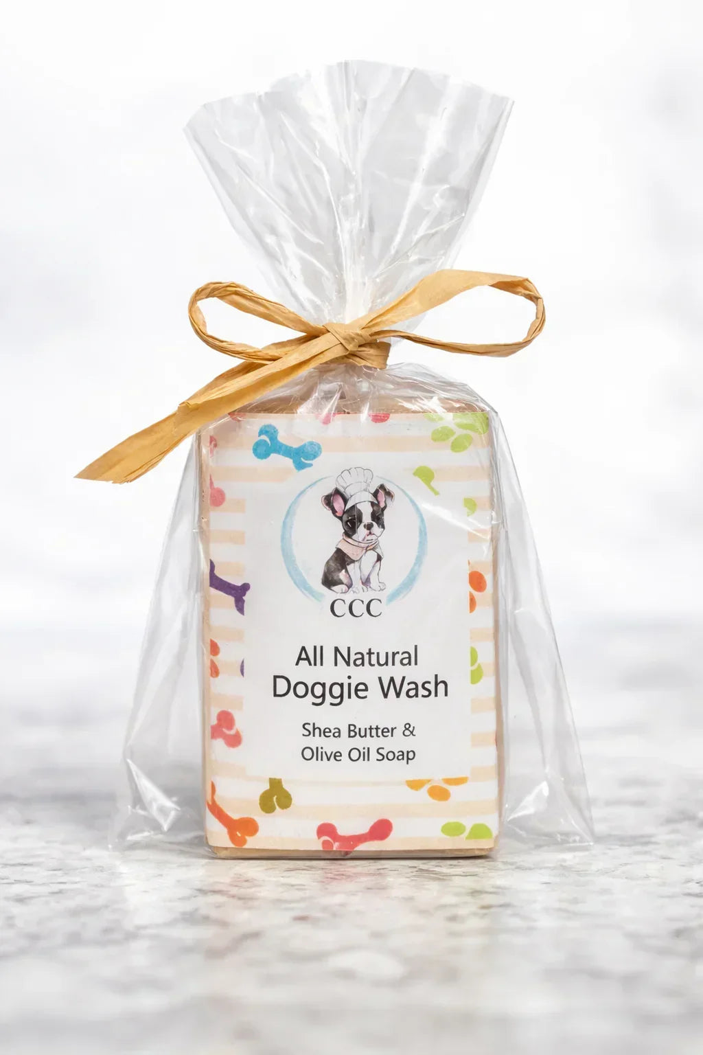 All-Natural Daily Doggie Wash – Shea Butter & Olive Oil Dog Soap Bar (4 oz)